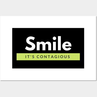 Smile It's Contagious Posters and Art
